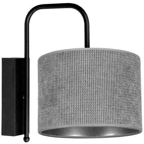 Lampa Kinkiet Cienny Nowoczesny Aba Ur Welur Sztruks Loft Led Kin