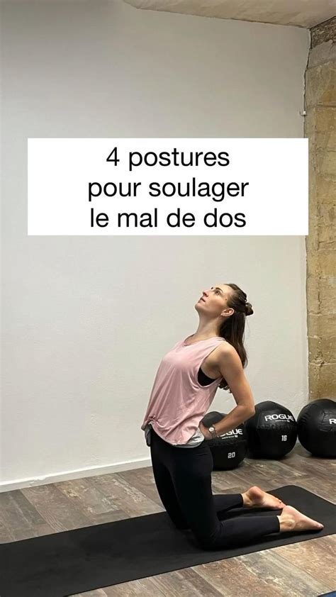 Postures Pour Soulager Le Mal De Dos Yoga Facile Exercice Dos