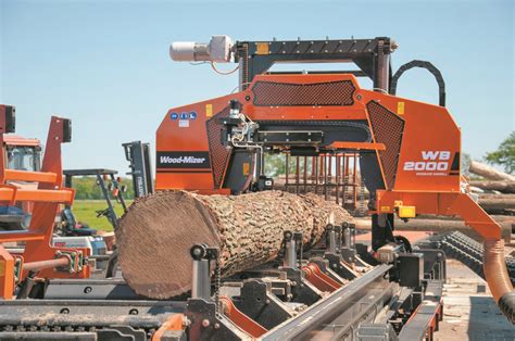 Wood Mizer Introduces Wb2000 Industrial Sawmill Timberline Magazine