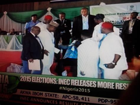 PDP Chieftain Disrupts Collation Of Presidential Election Results The