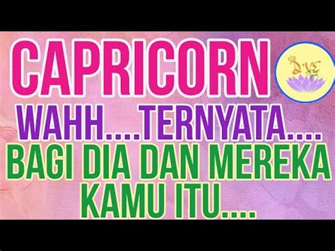 ZODIAK CAPRICORN TIDAK KAMU DUGA YANG DIA DAN MEREKA RASAKAN TENTANG