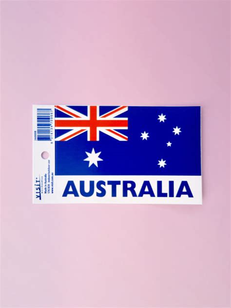 Australian Flag Sticker - Souvenirs Direct