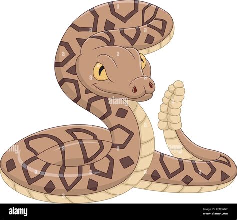 Hierba De Dibujos Animados Boa Constrictor Serpiente De Cascabel The