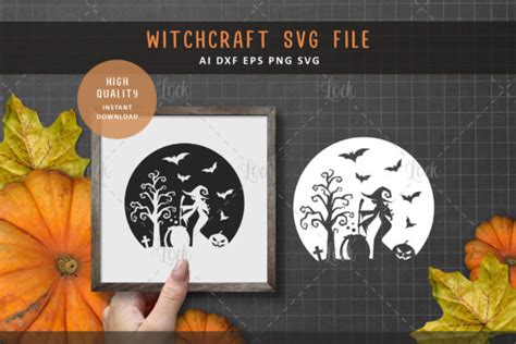 Witch Svg Witchcraft Bundle Halloween Graphic By Allmostudio