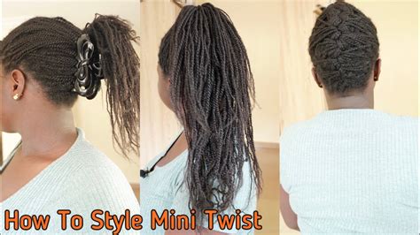 20 Mini Twist Styles You Need In Your Lifehow To Style Two Strand Mini Twist Micro Locs