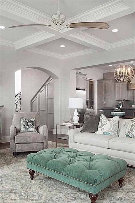 20 Gray Living Room With Pop Of Color Decoomo