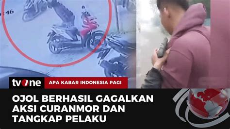 Heroik Aksi Ojol Gagalkan Aksi Pencurian Motor Di Medan Terekam Cctv