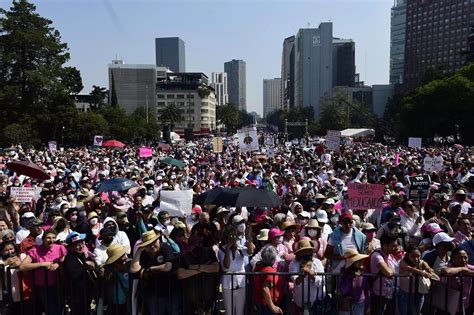 Video Miles De Personas Protestaron En México Contra La Reforma Electoral De López Obrador