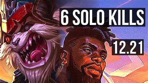 KLED Vs K SANTE TOP 6 Solo Kills 7 3 9 EUW Master 12 21 YouTube