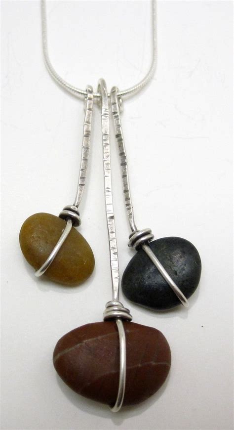 Pin By Bec Carroll On Jewellery In Pebble Jewelry Metal