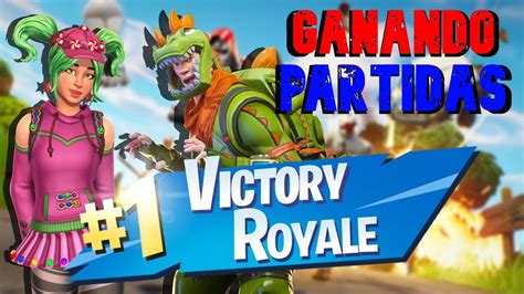 JUGANDO PARTIDAS MODO SOLITARIO EN DIRECTO FORTNITE BATTLE ROYALE