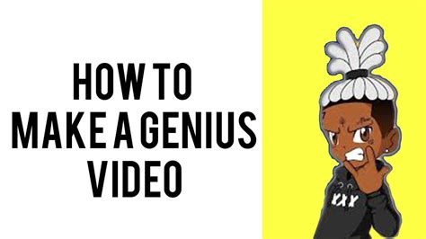 How To Make A Genius Lyric Video Youtube