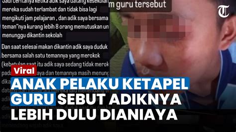 UNGKAP PEMBELAAN Anak Pelaku Ketapel Guru SMA Hingga Buta Sebut Korban