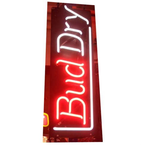 Budweiser Bud Dry Neon Sign Original FiftiesStore