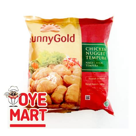 Jual SUNNY GOLD CHICKEN NUGGET TEMPURA 500GR Shopee Indonesia