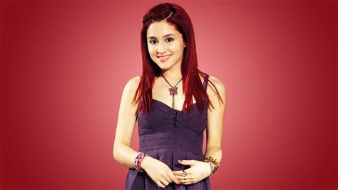 Ariana Grande With Cute Smile In Red Background HD Ariana Grande Wallpapers | HD Wallpapers | ID ...