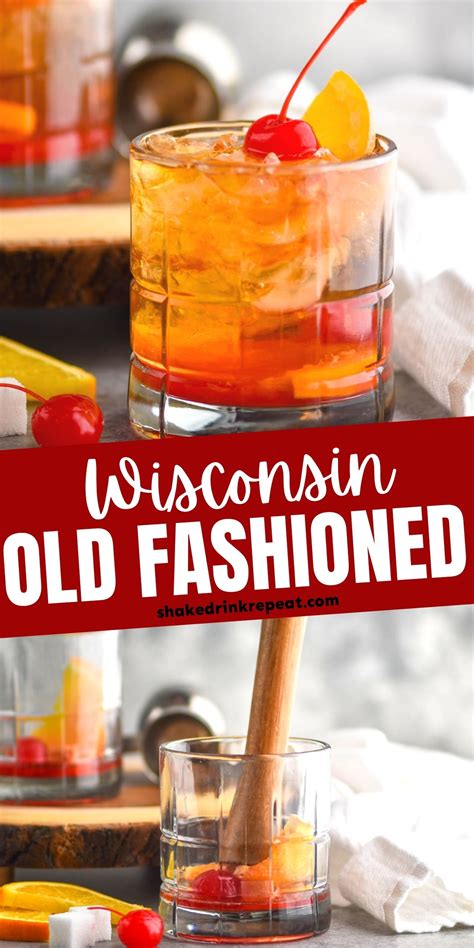 A Play On The Classic Old Fashioned Made With Whiskey The Wisconsin Brandy Old Fashion Employs