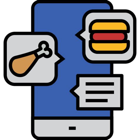 Food App Icon Generic Outline Color