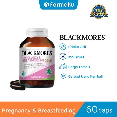 Blackmores Pregnancy Breastfeeding Gold Kapsul Farmaku