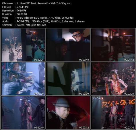 Run Dmc Feat Aerosmith Walk This Way Vob File