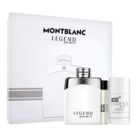 MONT BLANC LEGEND SPIRIT 3 PCS GIFT SET FOR MEN - FragranceCart.com