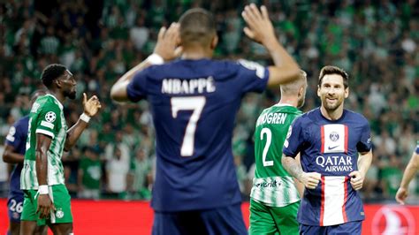 Maccabi Haifa Paris Saint Germain Lionel Messi Kylian Mbappe And