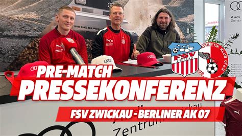 Fsv Tv Ausblick Pressekonferenz Vor Dem Heimspiel Gegen Den Berliner