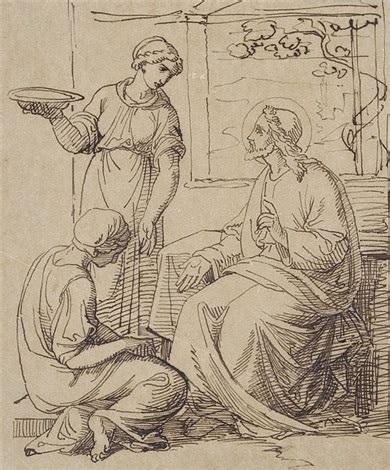 Christus Bei Maria Und Martha By Alexander Straehuber On Artnet