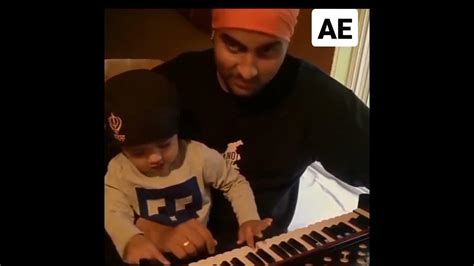 Karan Aujla With His bhanja(nephew) Arjun - YouTube