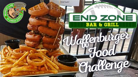 End Zone Bar Grill Waffenburger Challenge In Lake Highlands Texas W