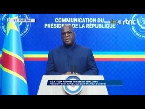 En Bref Le Briefing Tr S Sp Cial Du Pr Sident F Lix Tshisekedi Sur La