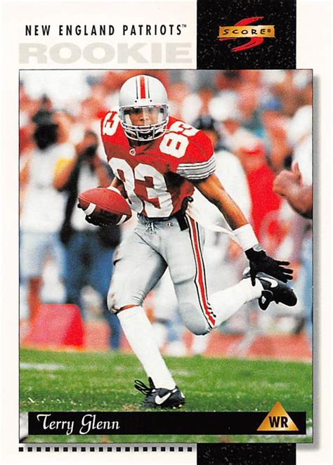 Terry Glenn Football Card Ohio State Buckeyes 1996 Score Rookie 218