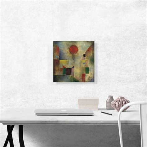 ARTCANVAS Red Balloon 1922 On Canvas by Paul Klee Print | Wayfair