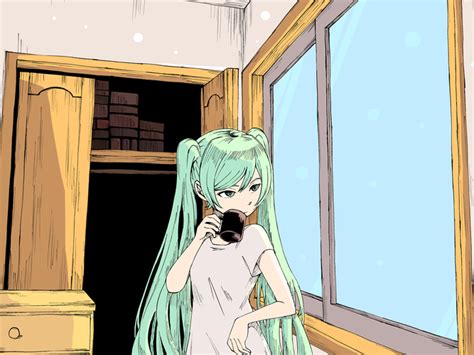 Piaproピアプロオンガク「明け方に 初音ミク」