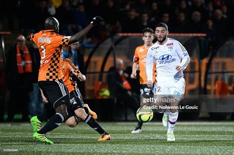 Jordan Ferri Of Lyon During The French Ligue 1 Match Between Lorient