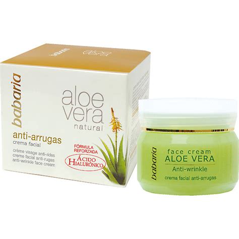 Babaria Aloe Crème Visage Anti rides 50 ml