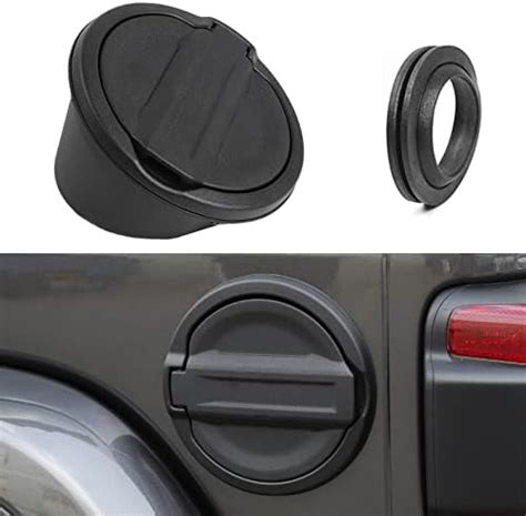 For Jeep JL Gas Cap Cover Locking Fuel Door Cover For 2018 2022 Jeep