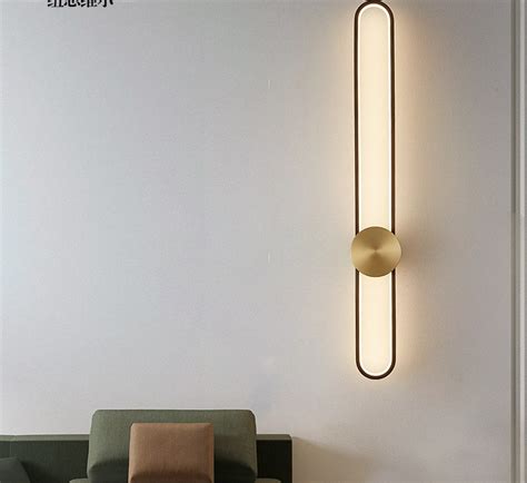 Modern light luxury all copper wall lamp bedroom bedside minimalist creative wall lamp-900mm – N ...