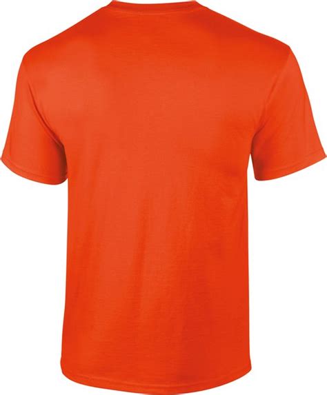 Gildan T Shirt Oranje Grote Maten Xl Voor Volwassenen Bol