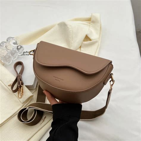 Bolso Peque O De Cuero Para Axila Para Mujer Bandolera De Hombro Con