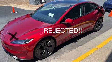 Rejected Delivery Of My Ultra Red Tesla Model Performance Due To