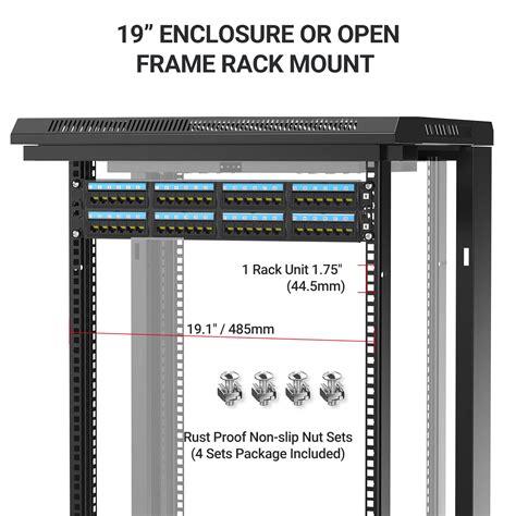 Buy Ampcom Industrial Series Cat Ports Patch Panel Rack Mount U