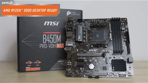 Msi B450m Pro Vdh Max Motherboard Unboxing And Overview Atelier Yuwa Ciao Jp