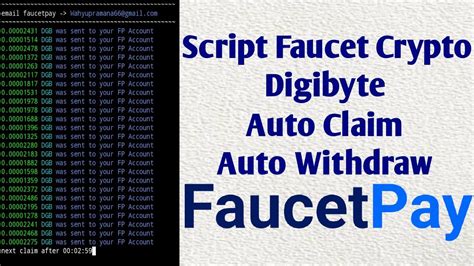 Script Nuyul Faucet Crypto Digibyte Auto Claim Dan Auto Withdraw