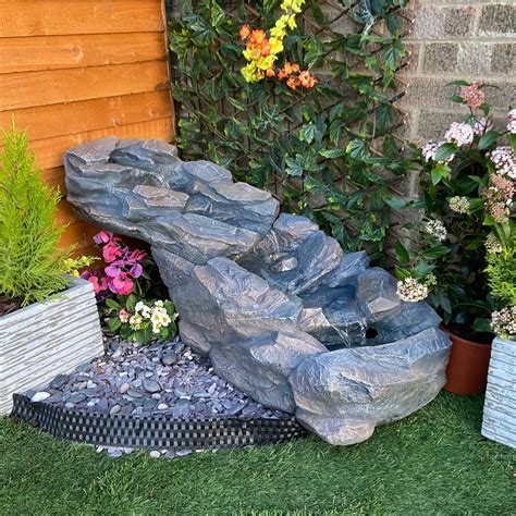 Compact Slate Cascade Water Course Water Feature Tr