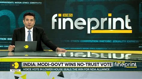 No Confidence Motion Voice Vote In Lok Sabha Seals The Win For Nda Alliance India News News