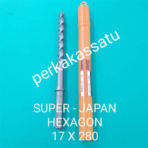 Jual Mata Bor Beton Hexagon X Mm Super Japan Concrete Drill Bit