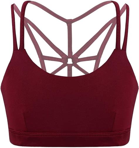 Chictry Reggiseni Sportivi Per Bambine Spalline Incrociate Senza