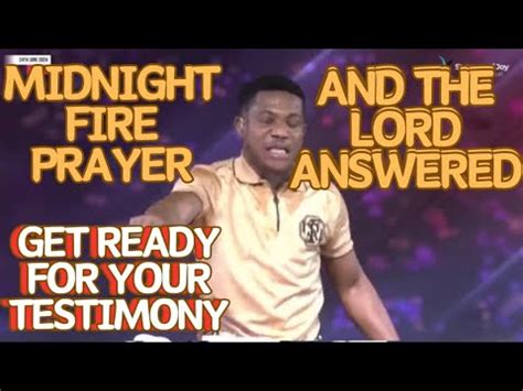 Pastor Jerry Eze Midnight Fire Prayer And The Lord Answered Streams