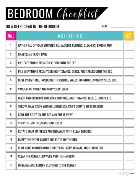 15 Step Bedroom Cleaning Checklist And An Easy Daily List